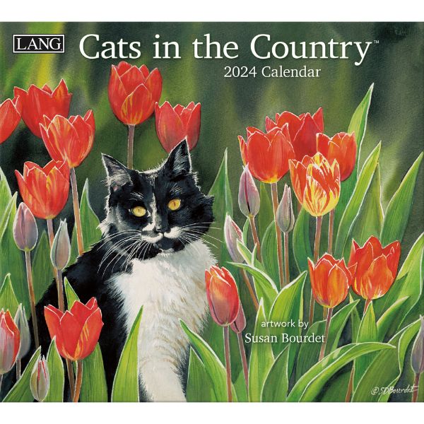 Picture of Lang Wall Calendar 2024 Cats in the Country