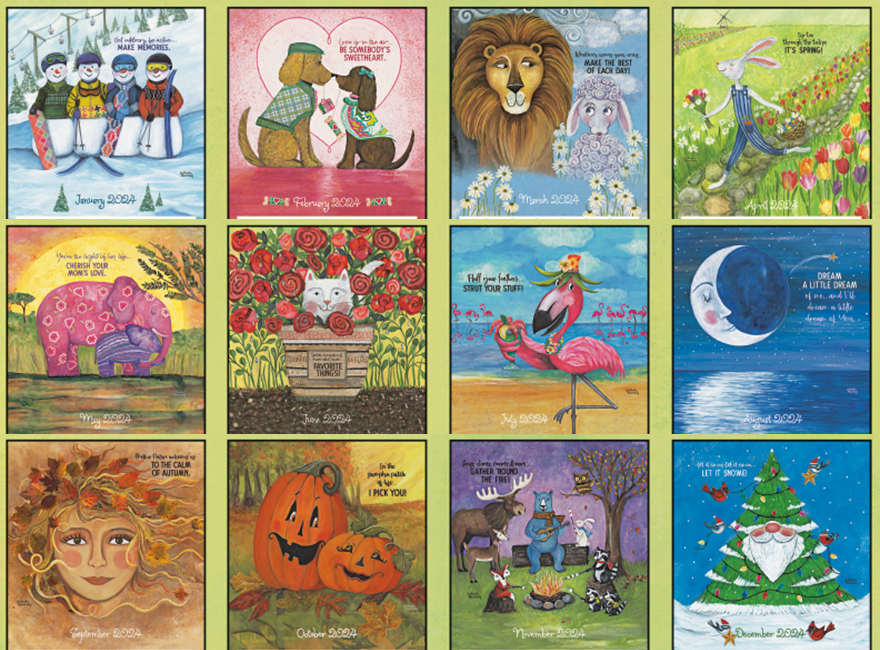 Lang Wall Calendar 2024 Favorite Things Nextra Dianella