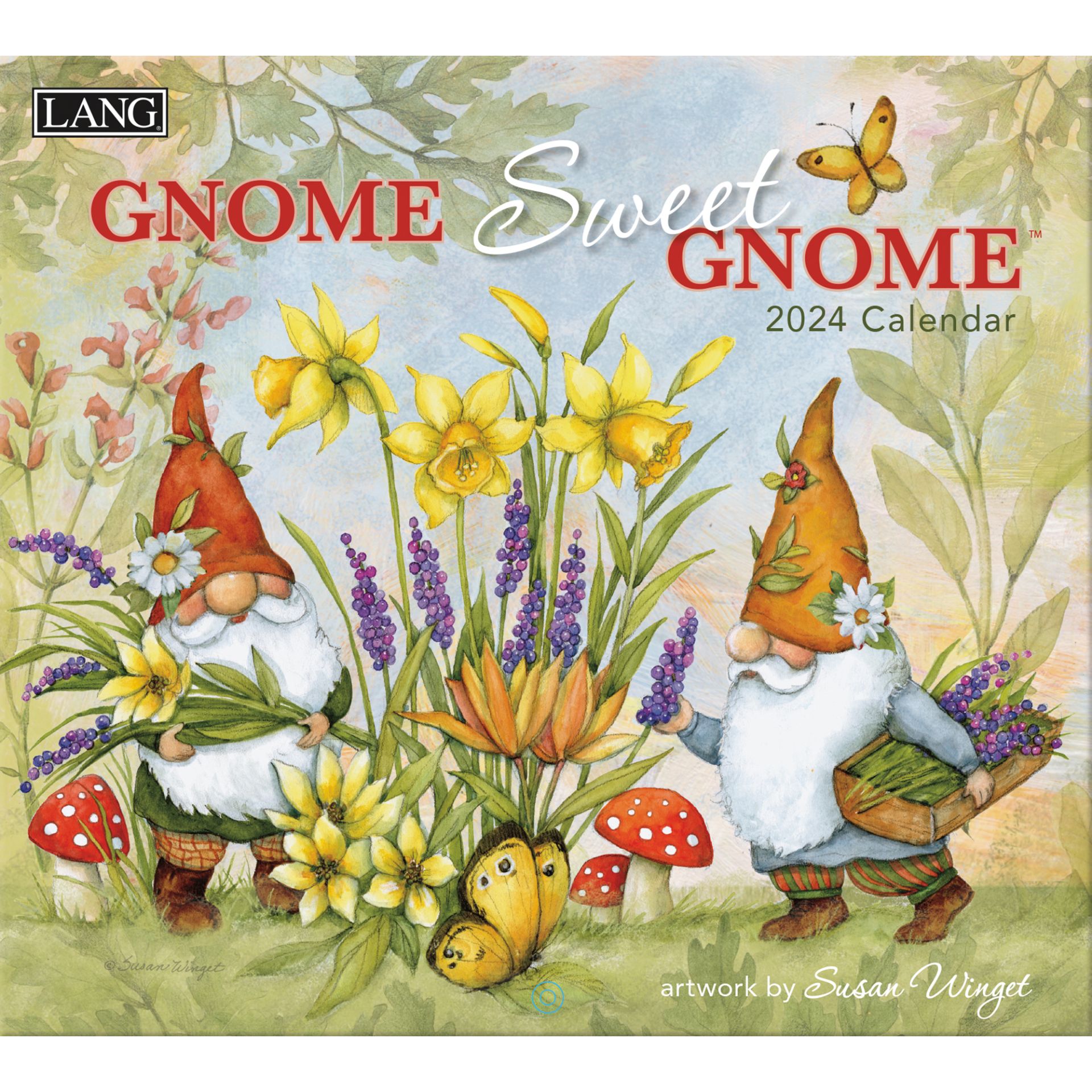 Lang Wall Calendar 2025 Gnome Sweet Gnome Nextra Dianella