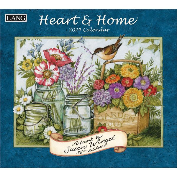 Picture of Lang Wall Calendar 2024 Heart & Home