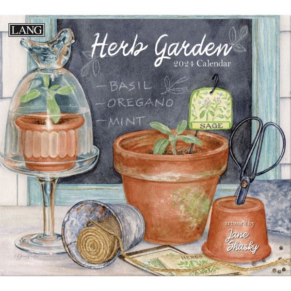 Picture of Lang Wall Calendar 2024 Herb Garden