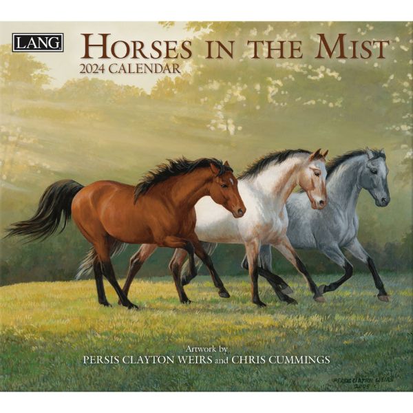 Picture of Lang Wall Calendar 2024 Horses in the Mist