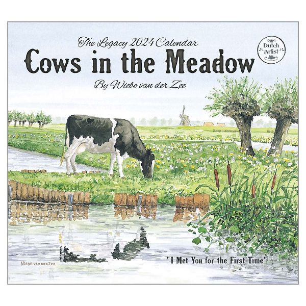 Picture of Legacy Wall Calendar 2024 Cows In The Meadow