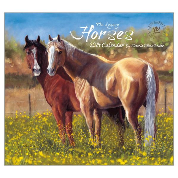 Picture of Legacy Wall Calendar 2024 Horses