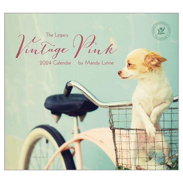 Picture of Legacy Wall Calendar 2024 Vintage Pink