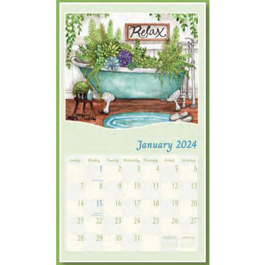 Pine Ridge Wall Calendar 2024 Garden Variety Nextra Dianella