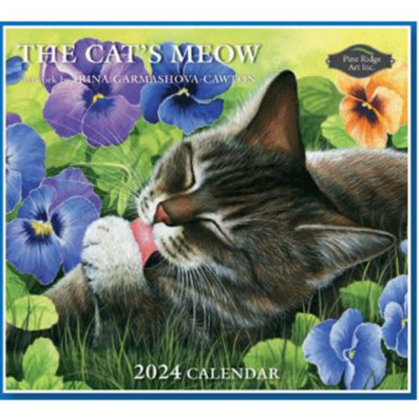 Picture of Pine Ridge Wall Calendar 2024 The Cats Meow