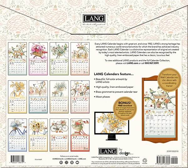 Lang Calendar 2025 Beautiful Ride by Lisa Audit | Nextra Dianella
