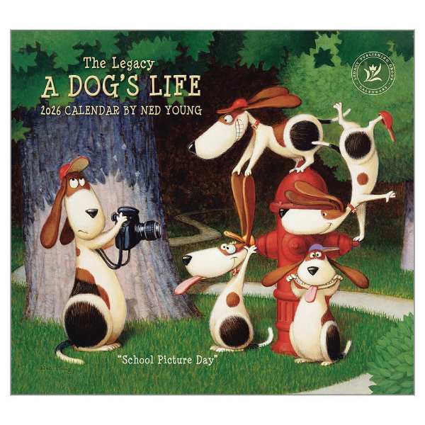 Picture of 2026 Legacy A DOGS LIFE Calendar By Ned Young