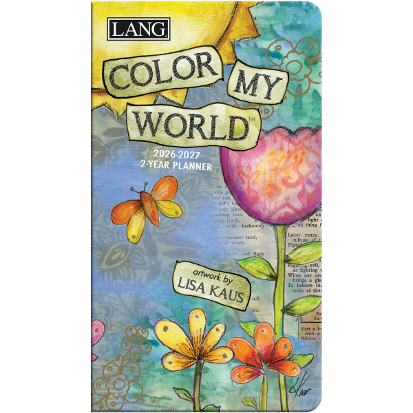 Picture of 2026 2 Year Pocket Planner Lang Color My World