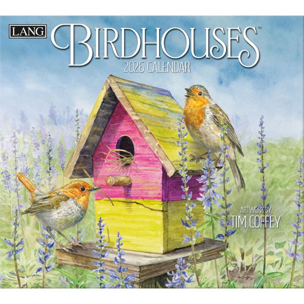 Picture of 2026 Lang BIRDHOUSE Calendar By Tim Coffey