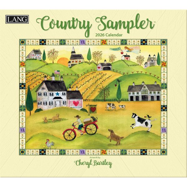 Picture of 2026 Lang COUNTRY SAMPLER Calendar By Cheryl Bartley