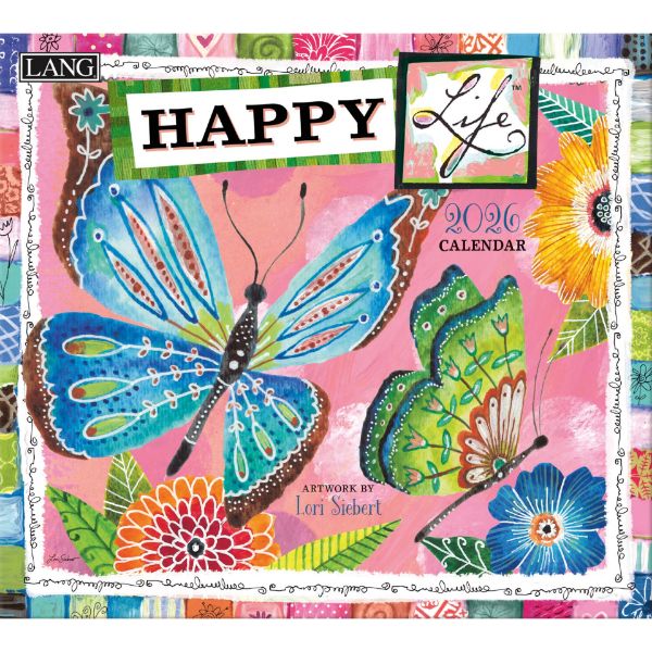 Picture of 2026 Lang HAPPY LIFE Calendar By Lori Siebert