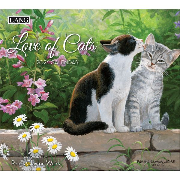 Picture of 2026 Lang LOVE OF CATS Calendar By Persis Clayton Weirs