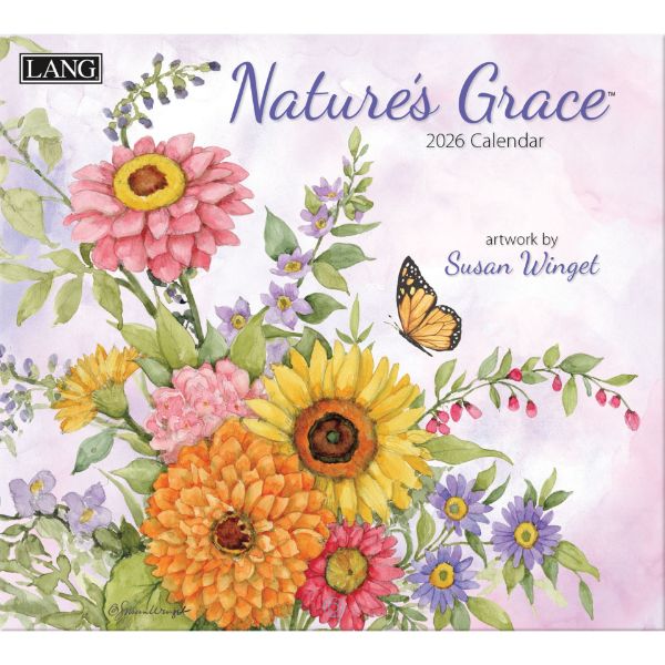 Picture of 2026 Lang NATURES GRACE Calendar By Susan Winget
