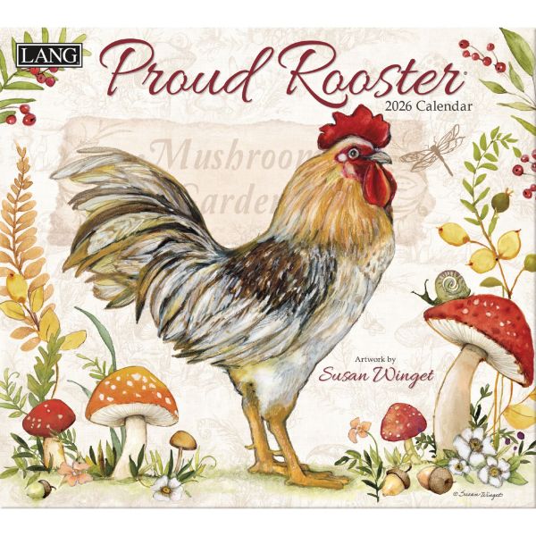 Picture of 2026 Lang PROUD ROOSTER Calendar By Sausan Winget