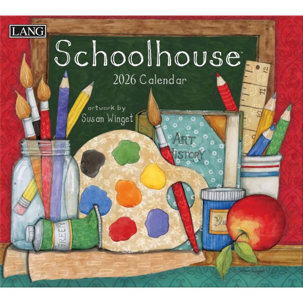 Picture of 2026 Lang SCHOOLHOUSE Calendar By Susan Winget