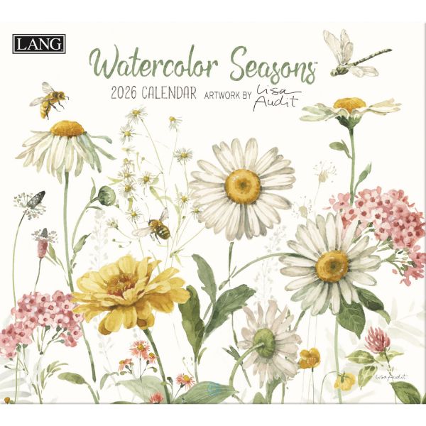 Picture of 2026 Lang WATERCOLOR SEASONS Calendar By Lisa Audit