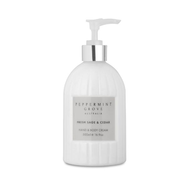 Picture of Peppermint Grove Hand Cream Fesh Sage & Cedar 500ml