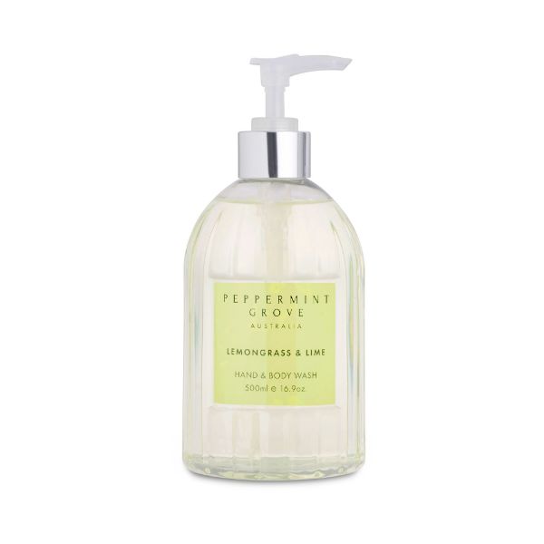 Picture of Peppermint Grove Hand & Body Wash 500ml - Lemon Grass & Lime