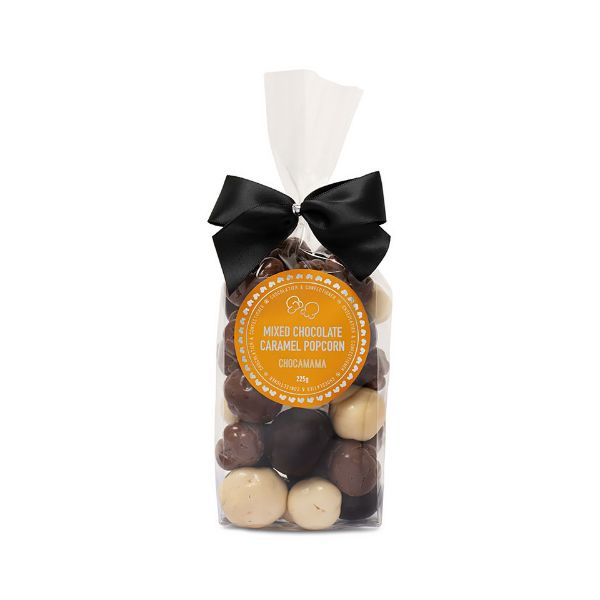 Picture of Chocamama Mixed Chocolate Caramel Popcorn 225g