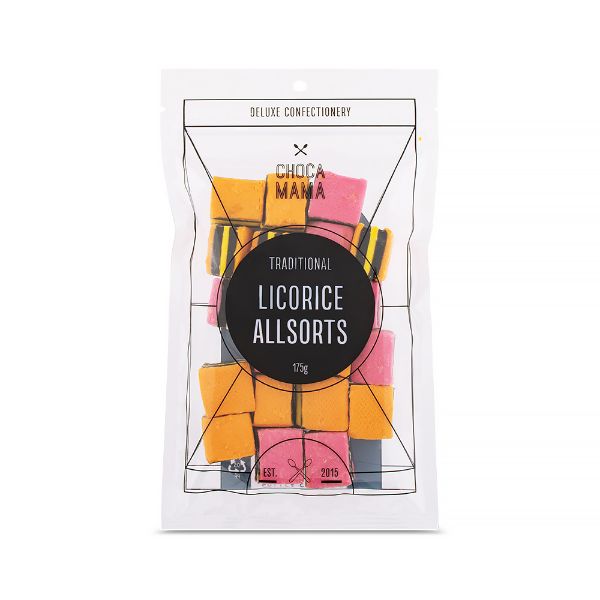 Picture of Chocamama Licorice Allsorts 175g