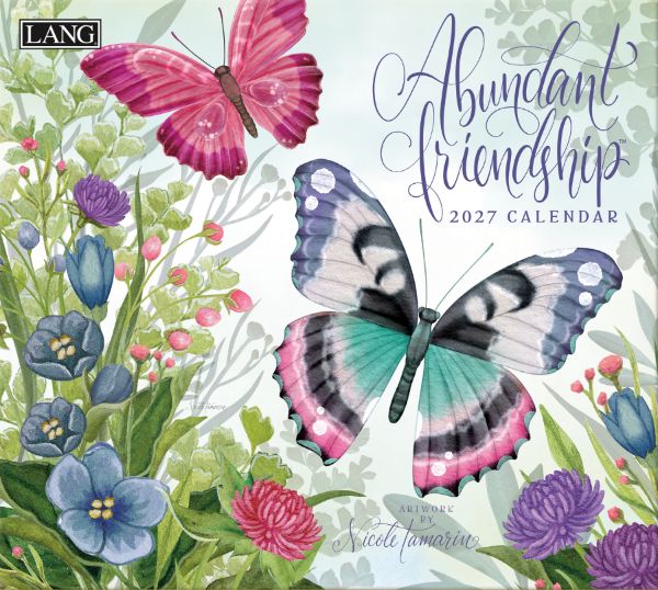 Picture of 2027 Lang ABUNDANT FRIENDSHIP Calendar By Nicole Tamarin