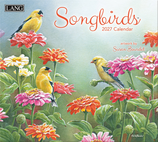 Picture of 2027 Lang SONGBIRDS Calendar By Susan Bourdet