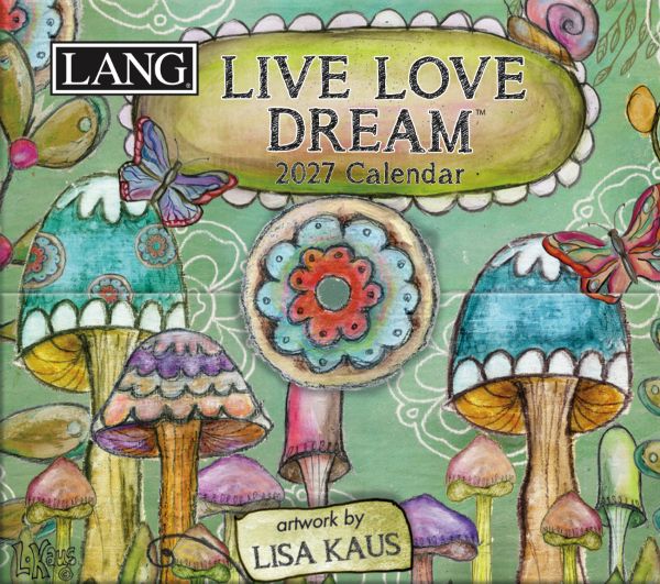 Picture of 2027 Lang 365 Daily Thoughts Live Love Dream By Lisa Kaus