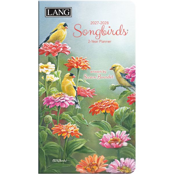 Picture of 2027 2 Year Pocket Planner Lang Songbirds By Susan Bourdet