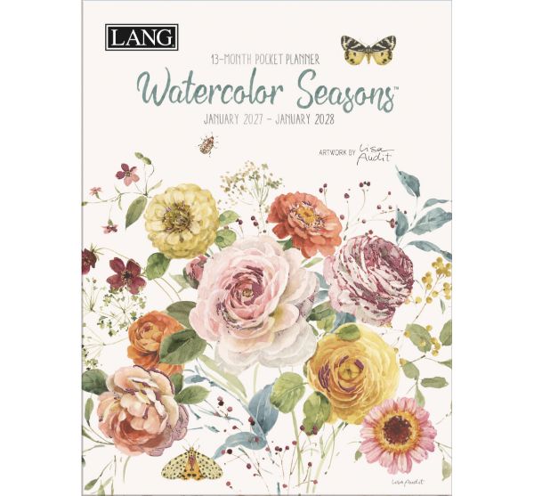Picture of 2027 Lang 13 Month Planner Watercolor Seasons By Lisa Audit