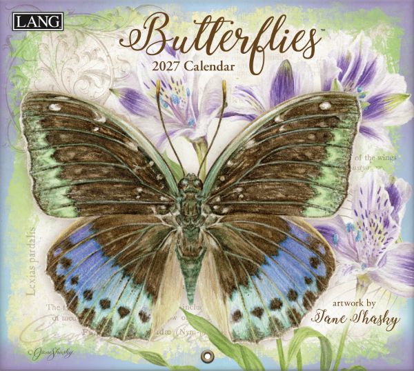 Picture of 2027 Lang BUTTERFLIES Calendar By Jane Shasky