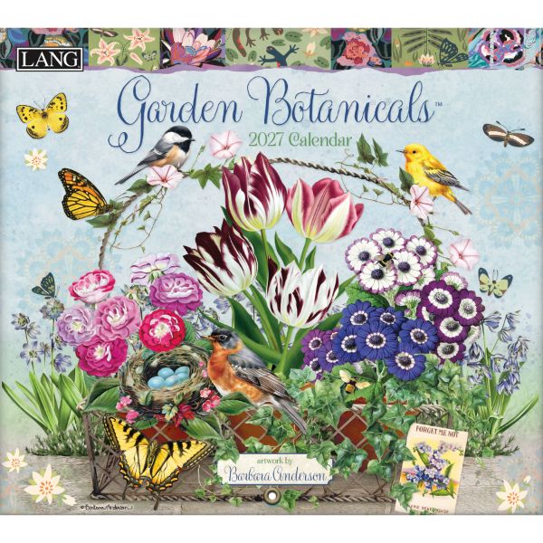 Picture of 2027 Lang GARDEN BOTANICALS Calendar By Barbara Anderson