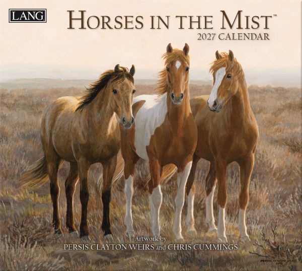 Picture of 2027 Lang HORSES IN THE MIST Calendar By Persis Clayton