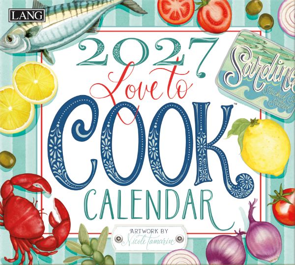 Picture of 2027 Lang LOVE TO COOK Calendar By Nicole Tamarin