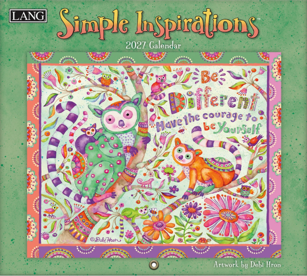 Picture of 2027 Lang SIMPLE INSPIRATIONS Calendar By Debi Hron