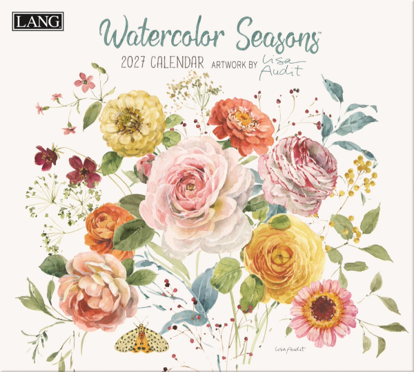 Picture of 2027 Lang WATERCOLOR SEASONS Calendar By Lisa Audit